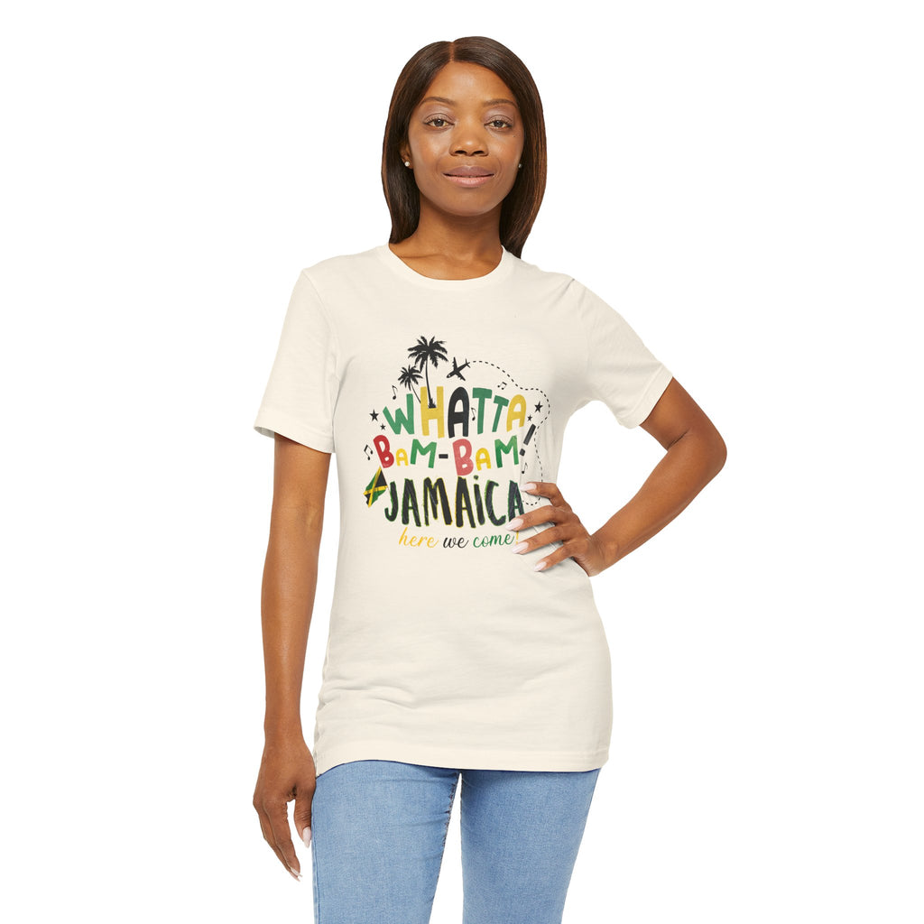 Whatta Bam Bam Jamaica Vacation Travel Tee - Irie Blues Boutique