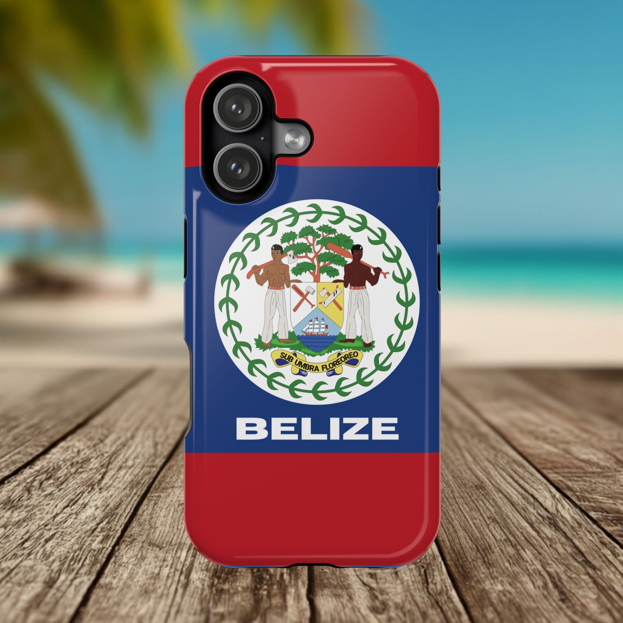 Belize Flag Magnetic Case - Irie Blues Boutique
