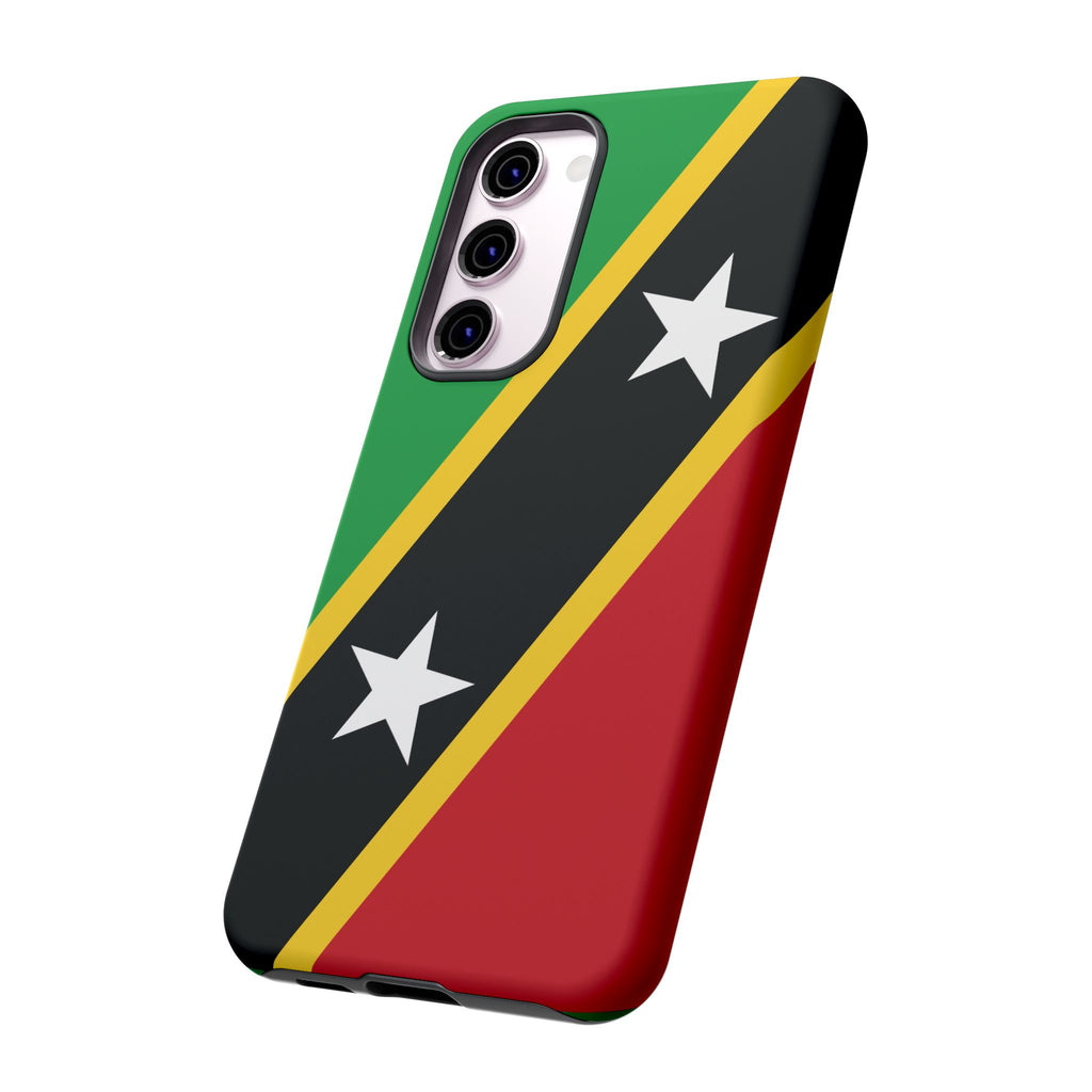 Saint Kitts and Nevis Flag Tough Phone Case -USVI Protective Phone Cover, Caribbean Flag Design, Flag Lover Gift, Island Phone Accessories, - Irie Blues Boutique