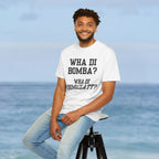 Funny Caribbean Unisex Wha Di Bombaclatt? Shirt, Rob 49 WTHELLY Lyrics, Trending Phrase Shirt, Vacation Tee - Irie Blues Boutique