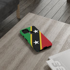 Saint Kitts and Nevis Flag Tough Phone Case -USVI Protective Phone Cover, Caribbean Flag Design, Flag Lover Gift, Island Phone Accessories, - Irie Blues Boutique