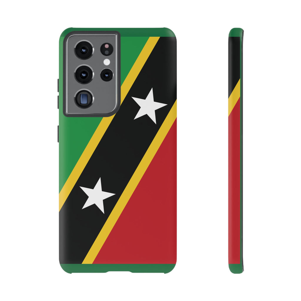 Saint Kitts and Nevis Flag Tough Phone Case - Irie Blues Boutique