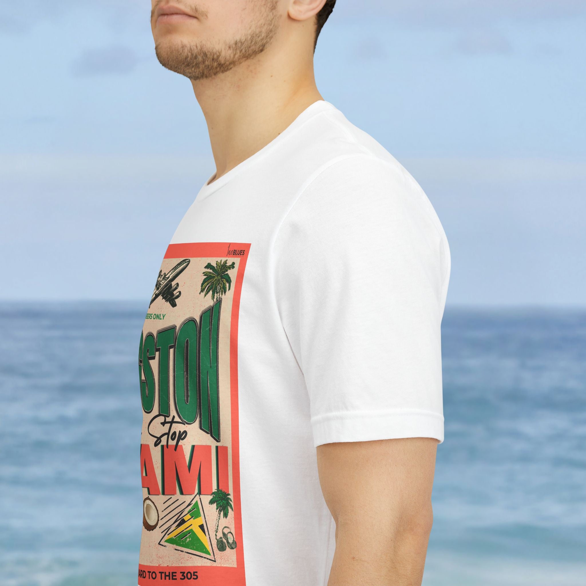 Kingston to Miami Vintage Travel T-Shirt - Irie Blues Boutique
