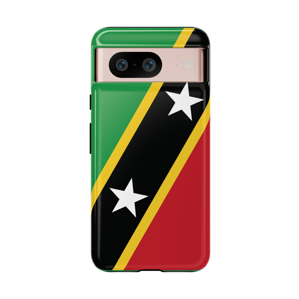 Saint Kitts and Nevis Flag Tough Phone Case - Irie Blues Boutique