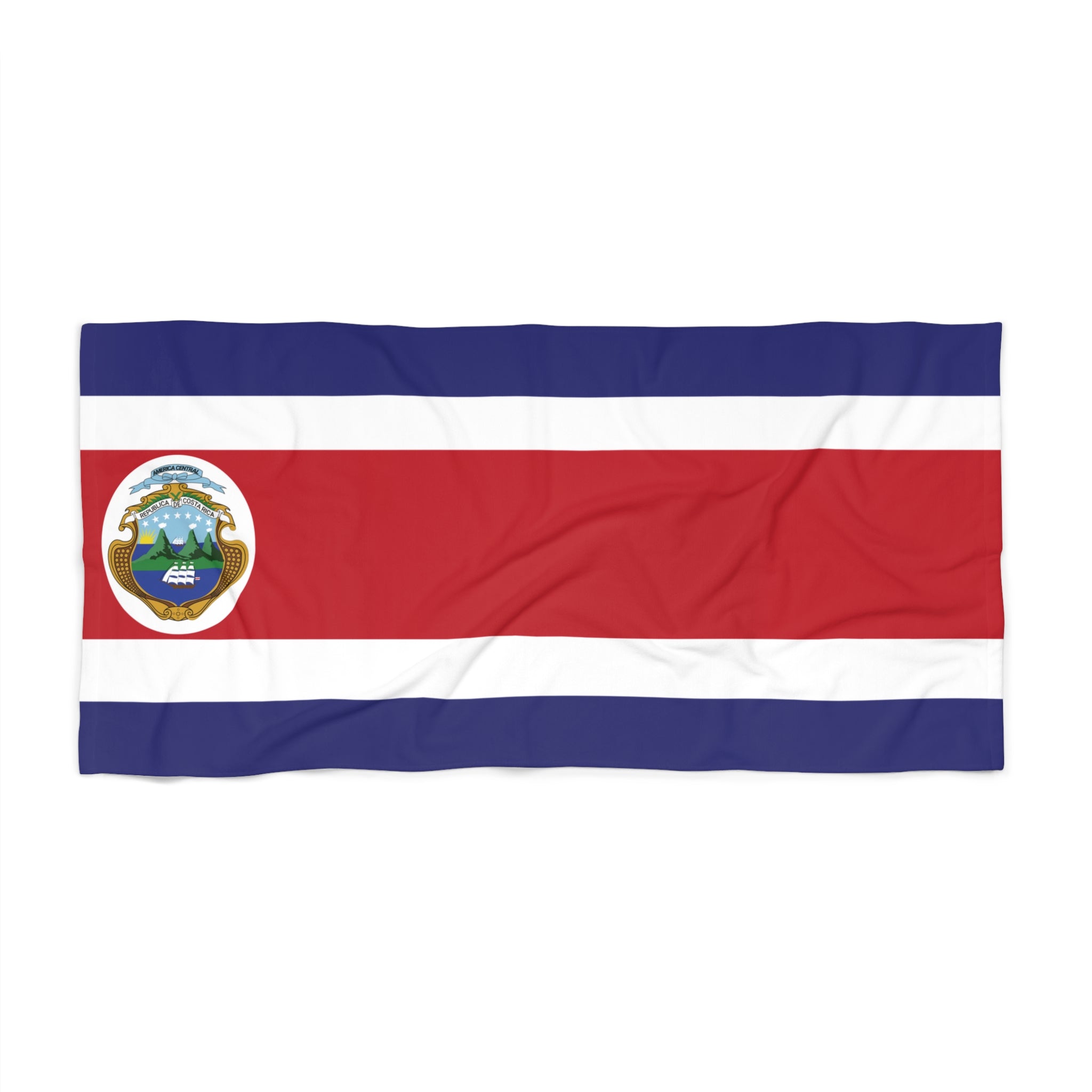 Costa Rica Flag Beach Towel