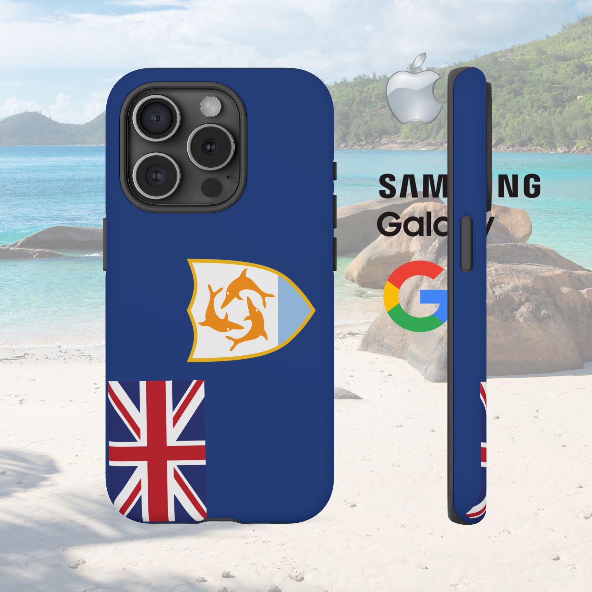 Anguilla Flag Tough Phone Case