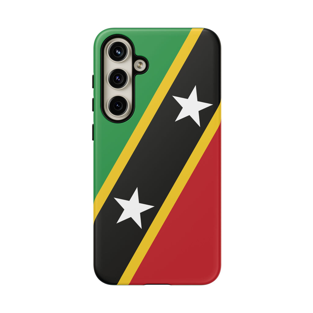Saint Kitts and Nevis Flag Tough Phone Case - Irie Blues Boutique