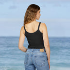 I Love Being A Caribbean Woman Pride Crop Spaghetti Strap