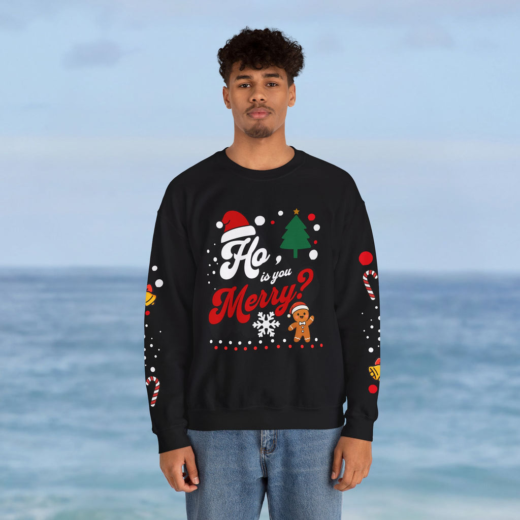 Ho Is You Merry? Crewneck Sweatshirt - Irie Blues Boutique