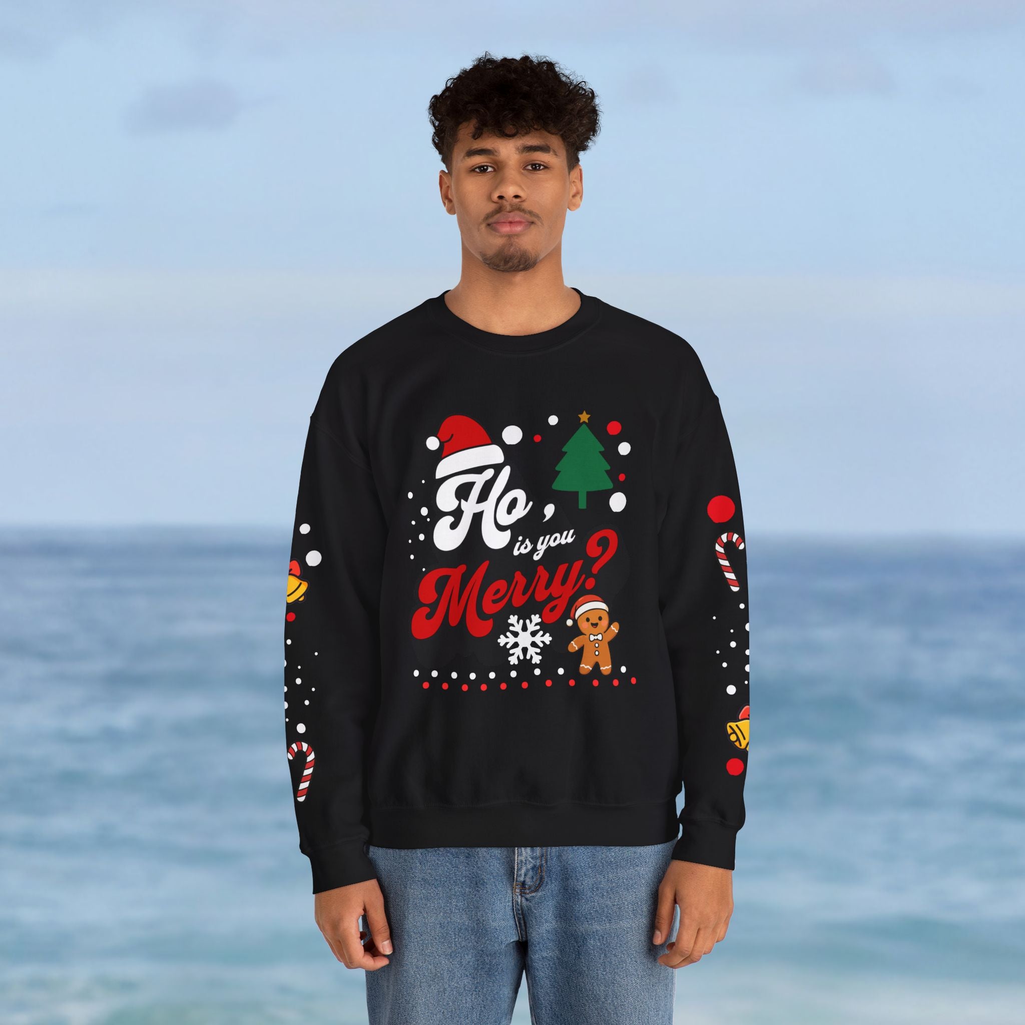 Ho Is You Merry? Crewneck Sweatshirt - Irie Blues Boutique