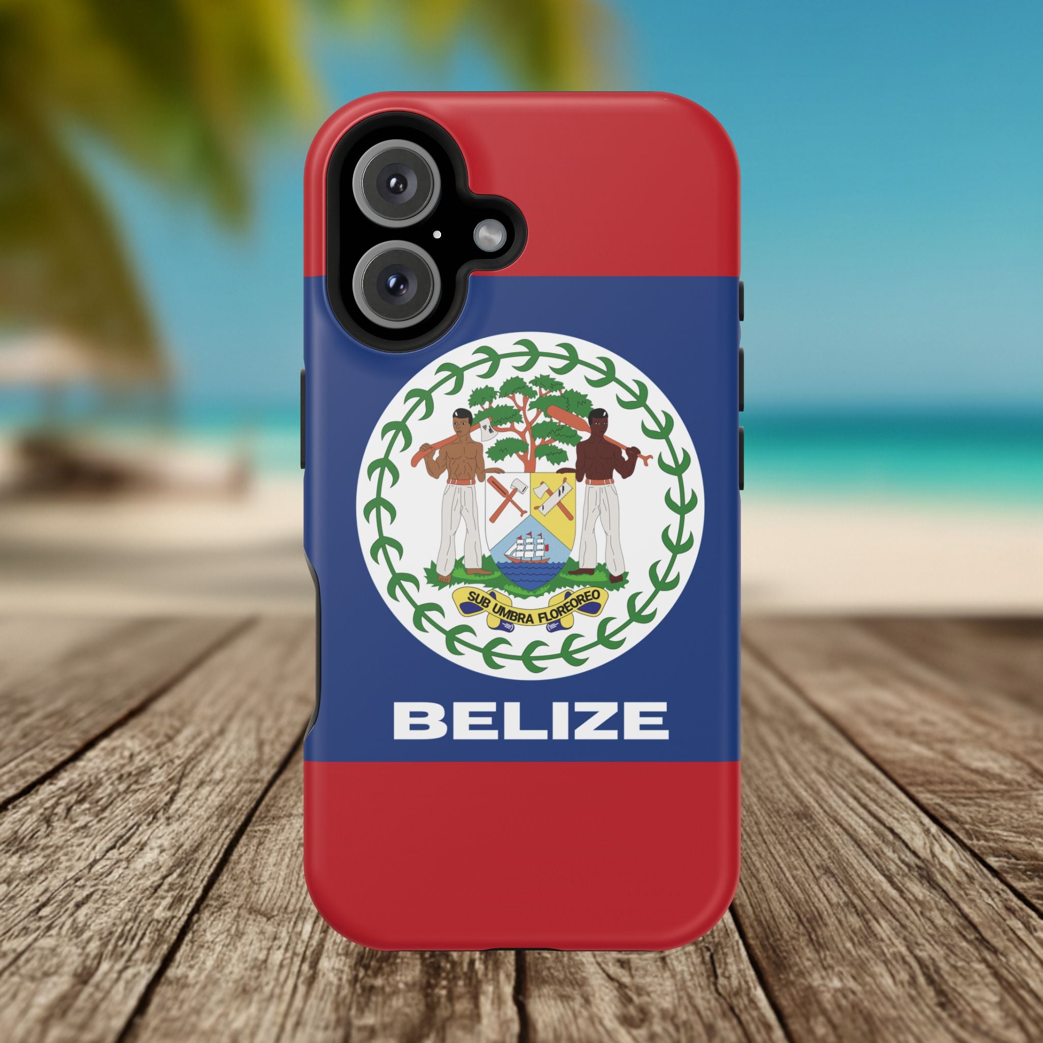 Belize Flag Magnetic Case - Irie Blues Boutique