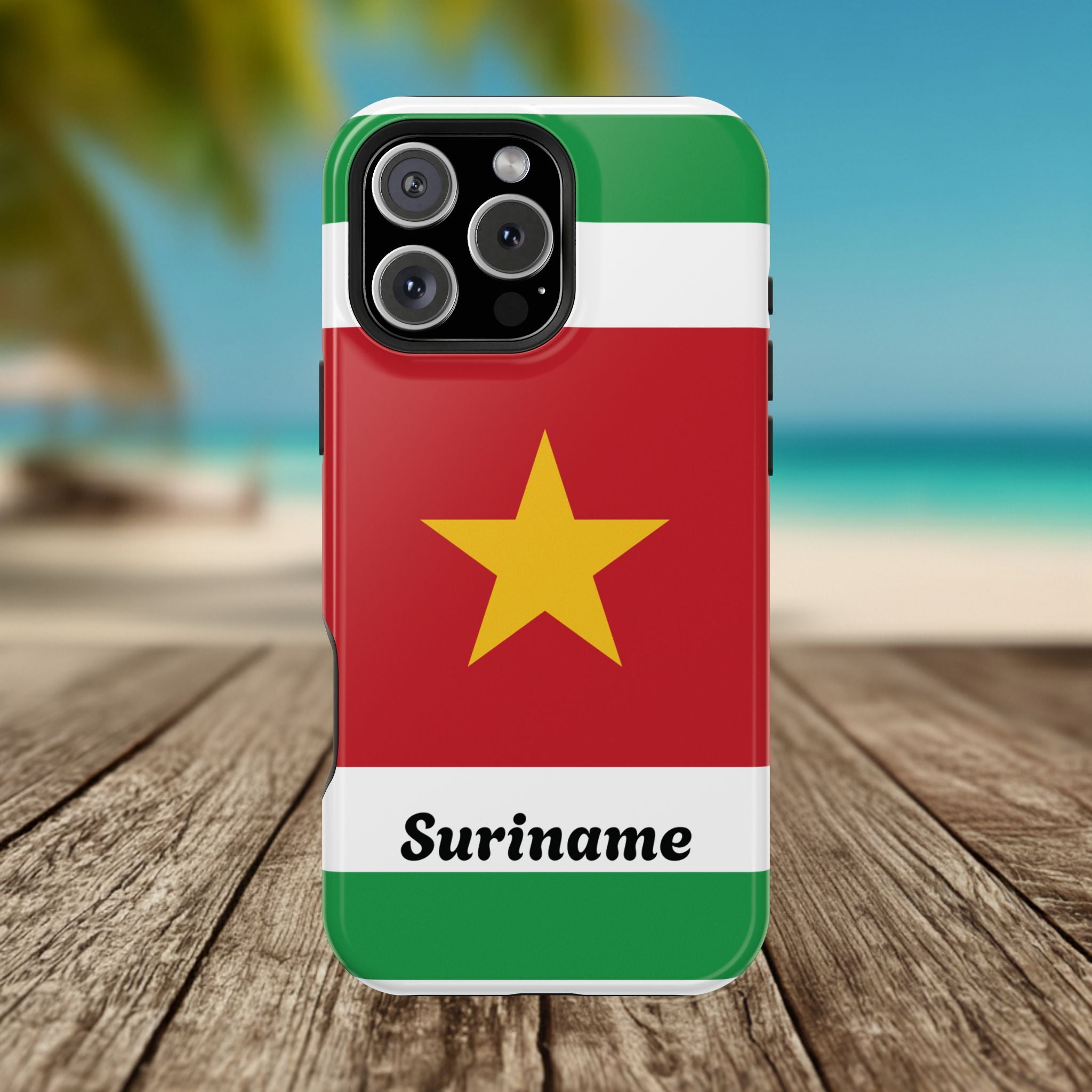 Suriname Flag Magnetic Case - Irie Blues Boutique