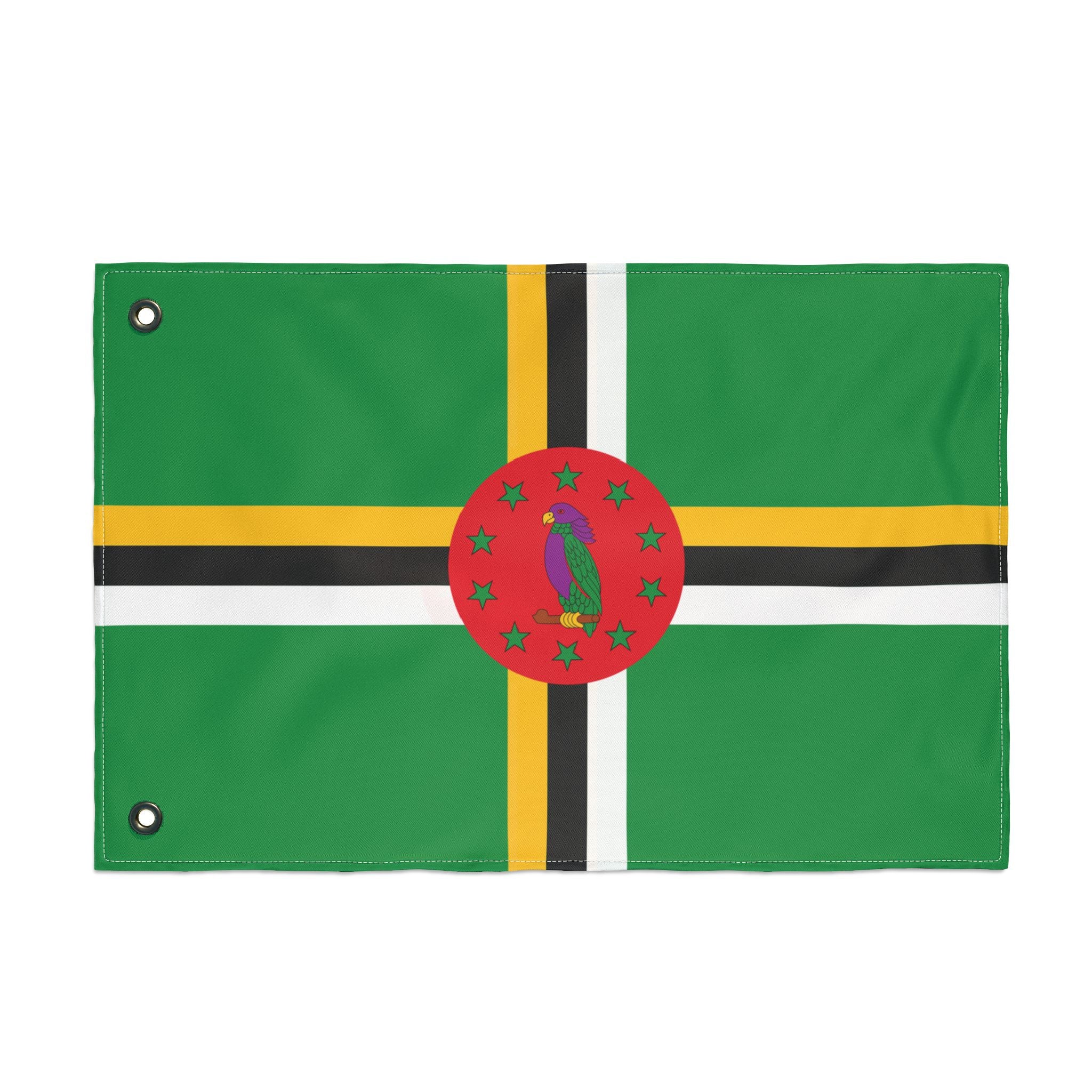 Dominica Flag Double Sided Flag