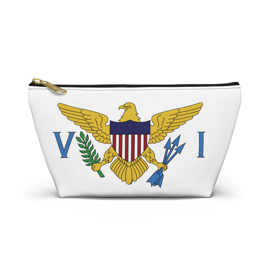 US Virgin Islands Accessory Pouch with T-Bottom