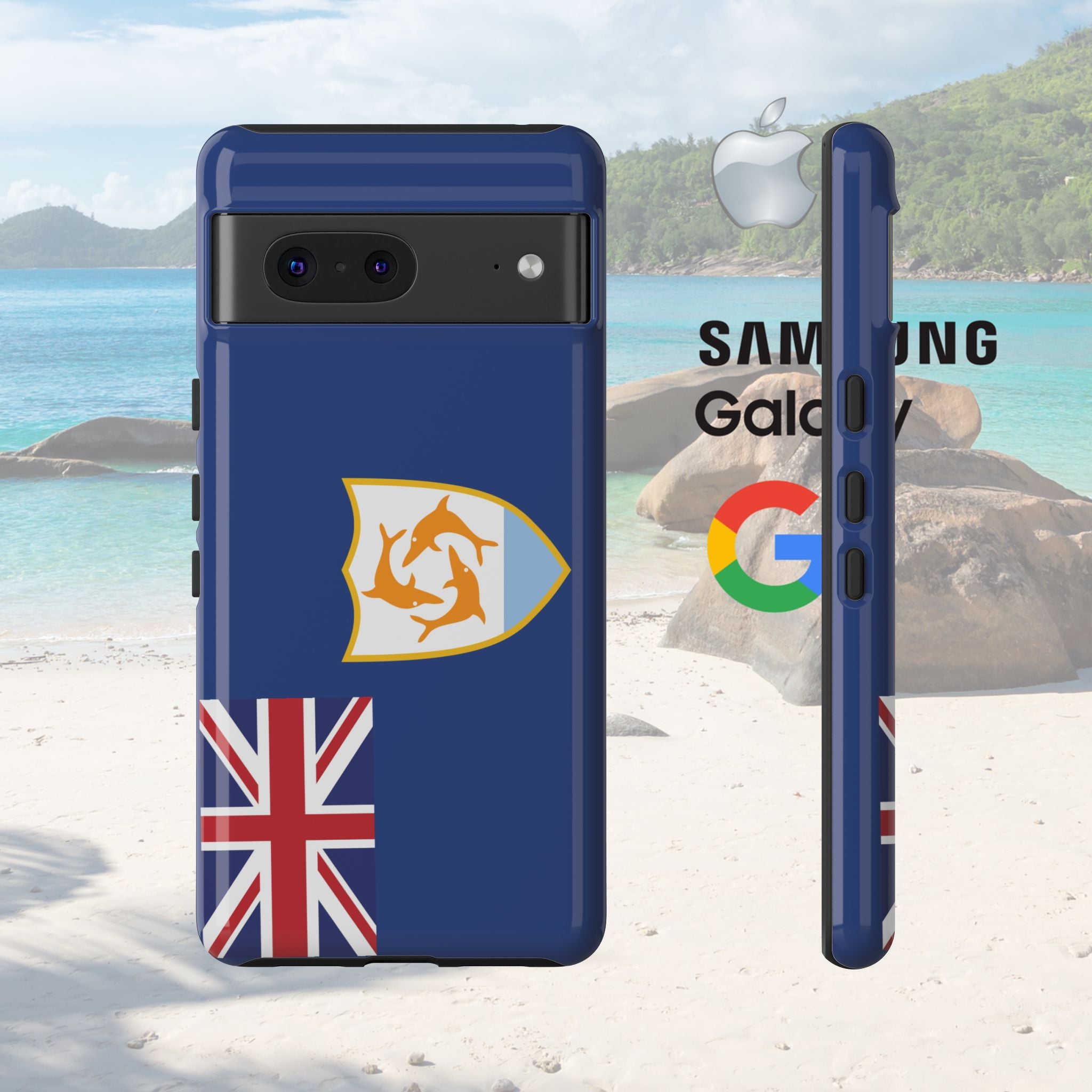 Anguilla Flag Tough Phone Case