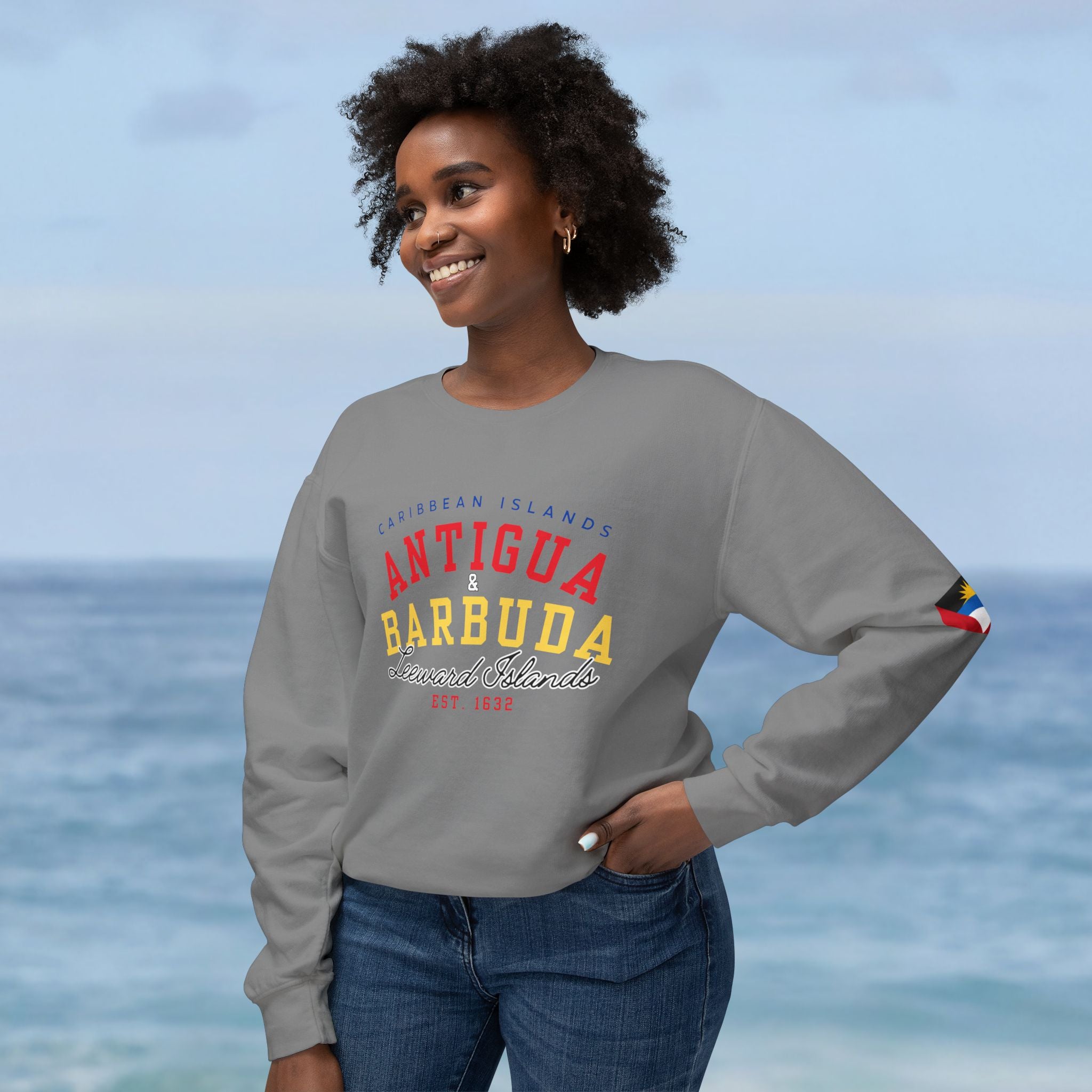Antigua Barbuda Caribbean University Sweatshirt - Irie Blues Boutique
