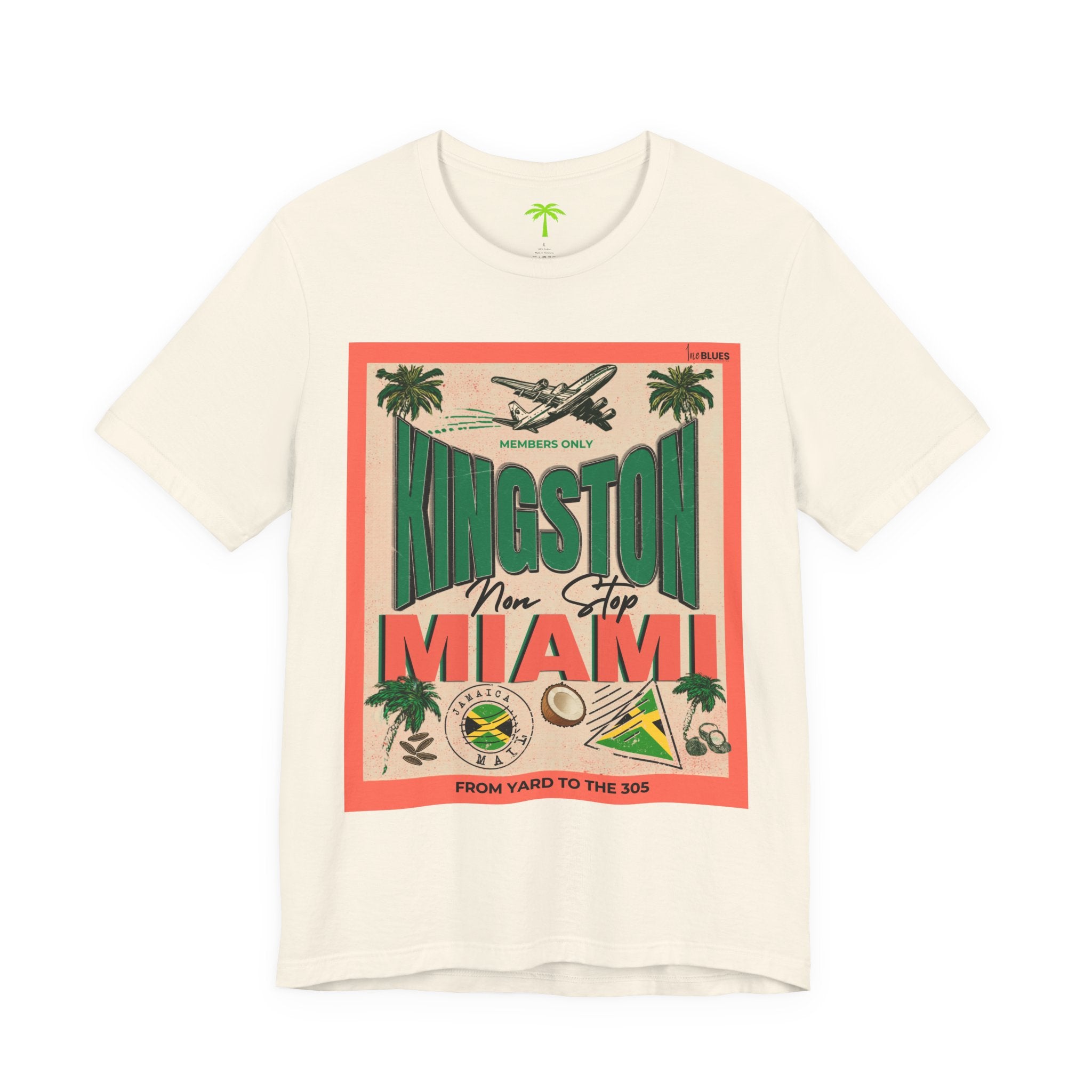 Kingston to Miami Vintage Travel T-Shirt - Irie Blues Boutique