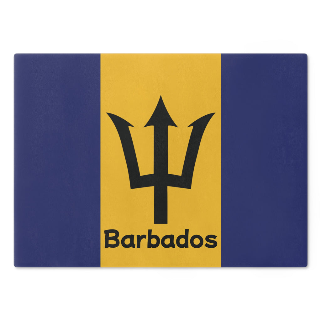 Barbados Flag Cutting Board - Irie Blues Boutique