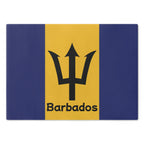 Barbados Flag Cutting Board - Irie Blues Boutique