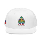 Haiti Zoe Embroidered Snapback Hat - Irie Blues Boutique