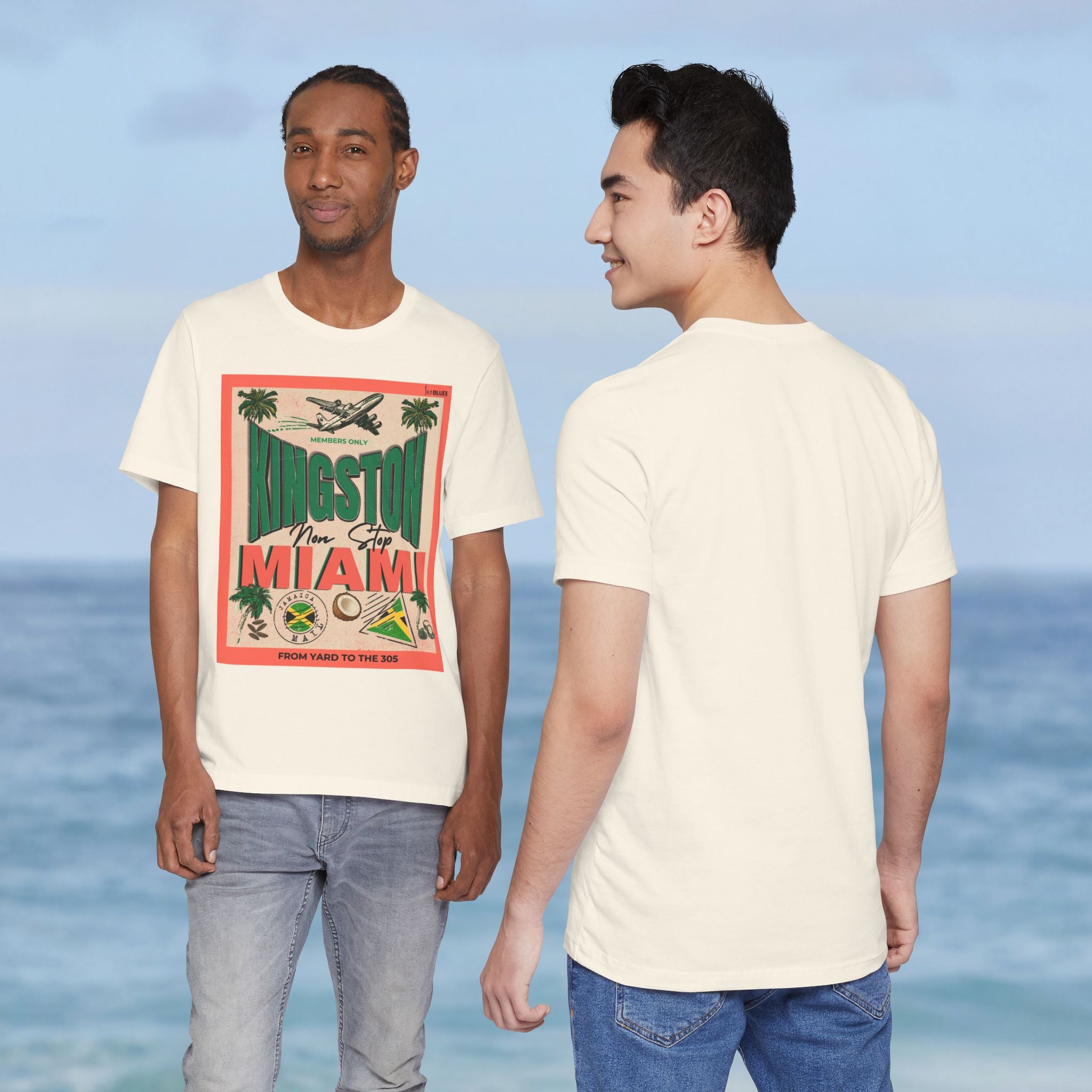 Kingston to Miami Vintage Travel T-Shirt - Irie Blues Boutique