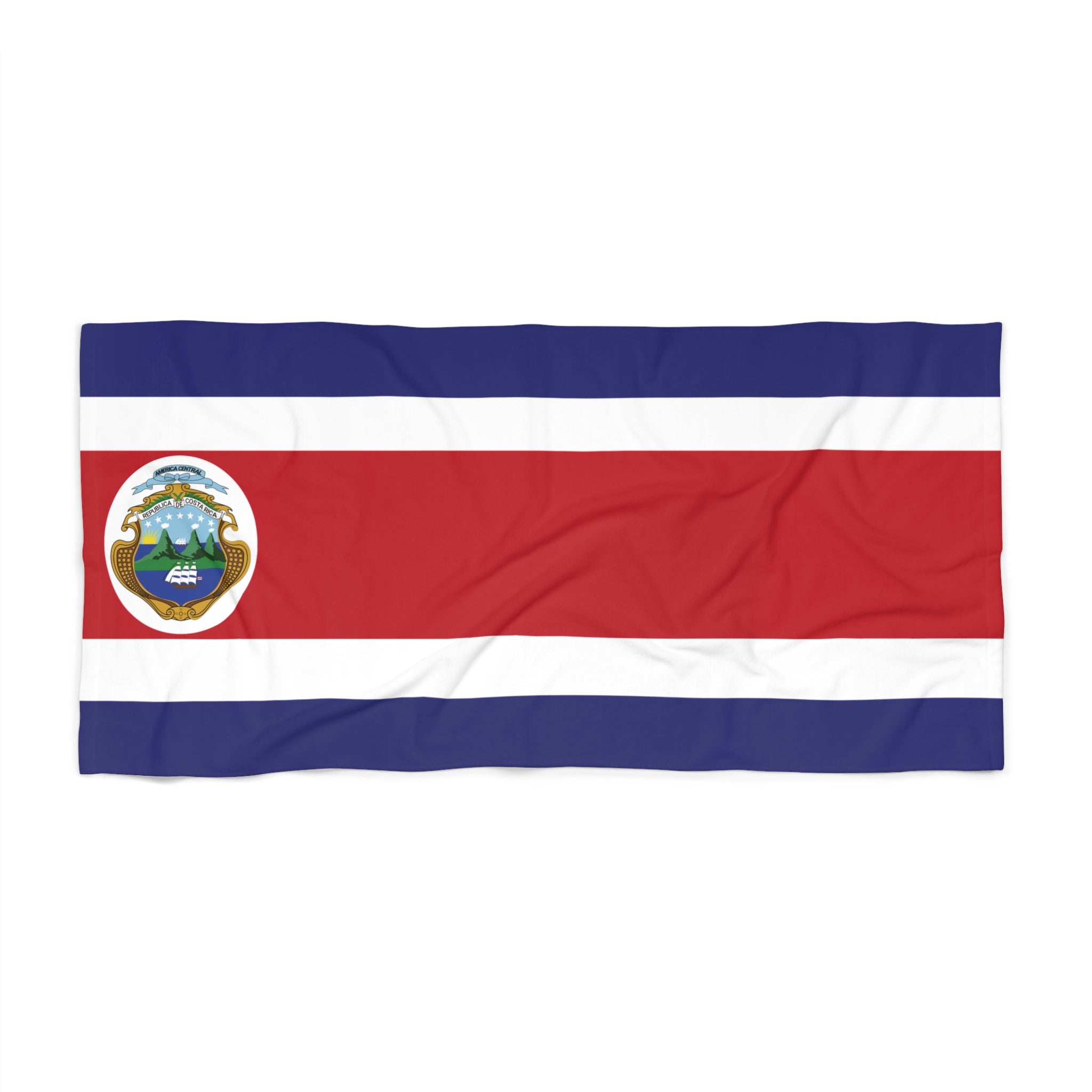 Costa Rica Flag Beach Towel