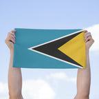 St Lucia Flag Rally Towel - Irie Blues Boutique