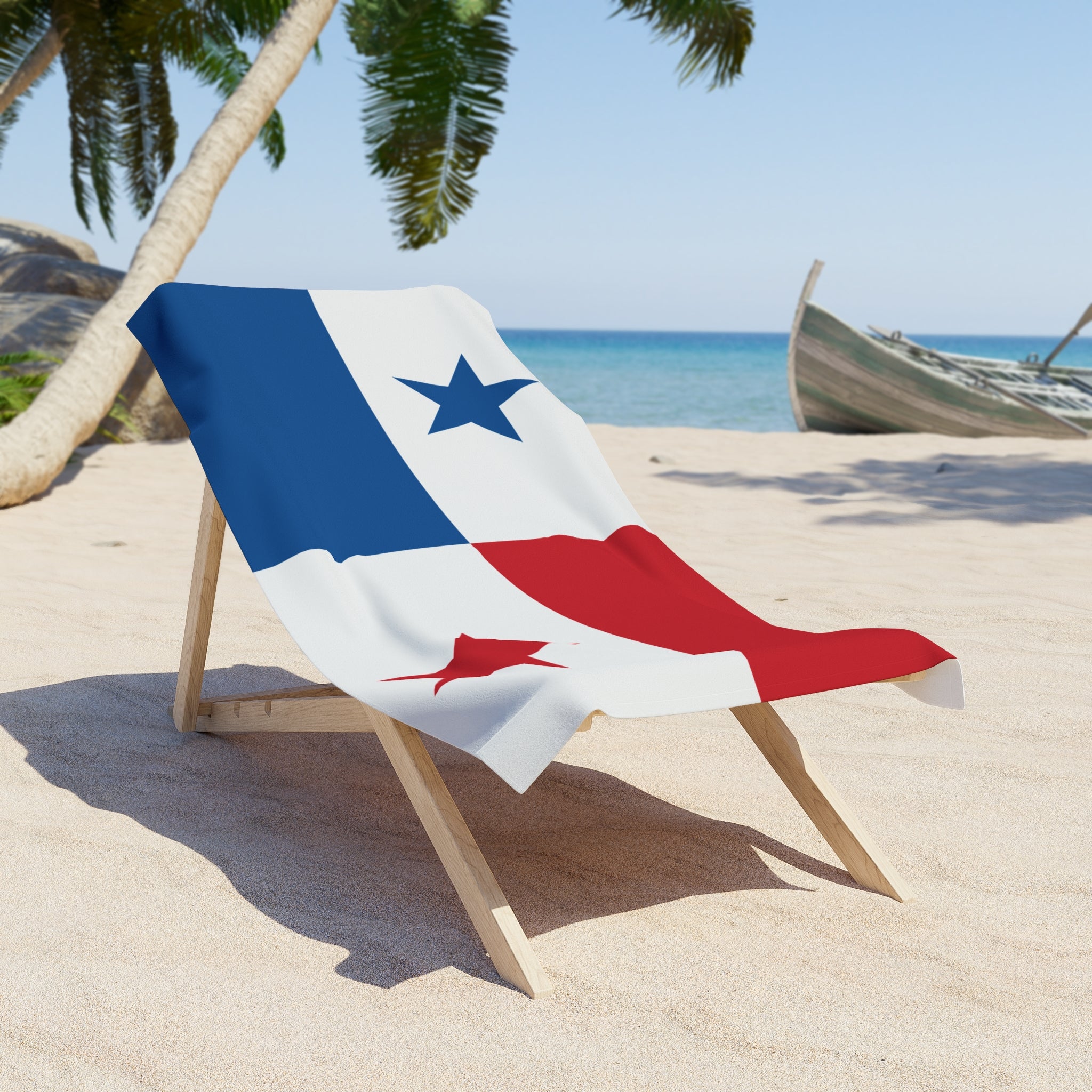 Panama Flag Beach Towel