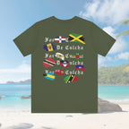 For The Culture Caribbean Flags Unisex T-Shirt - Irie Blues Boutique