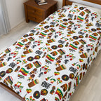 One Love Reggae Vibes Plush Blanket - Irie Blues Boutique