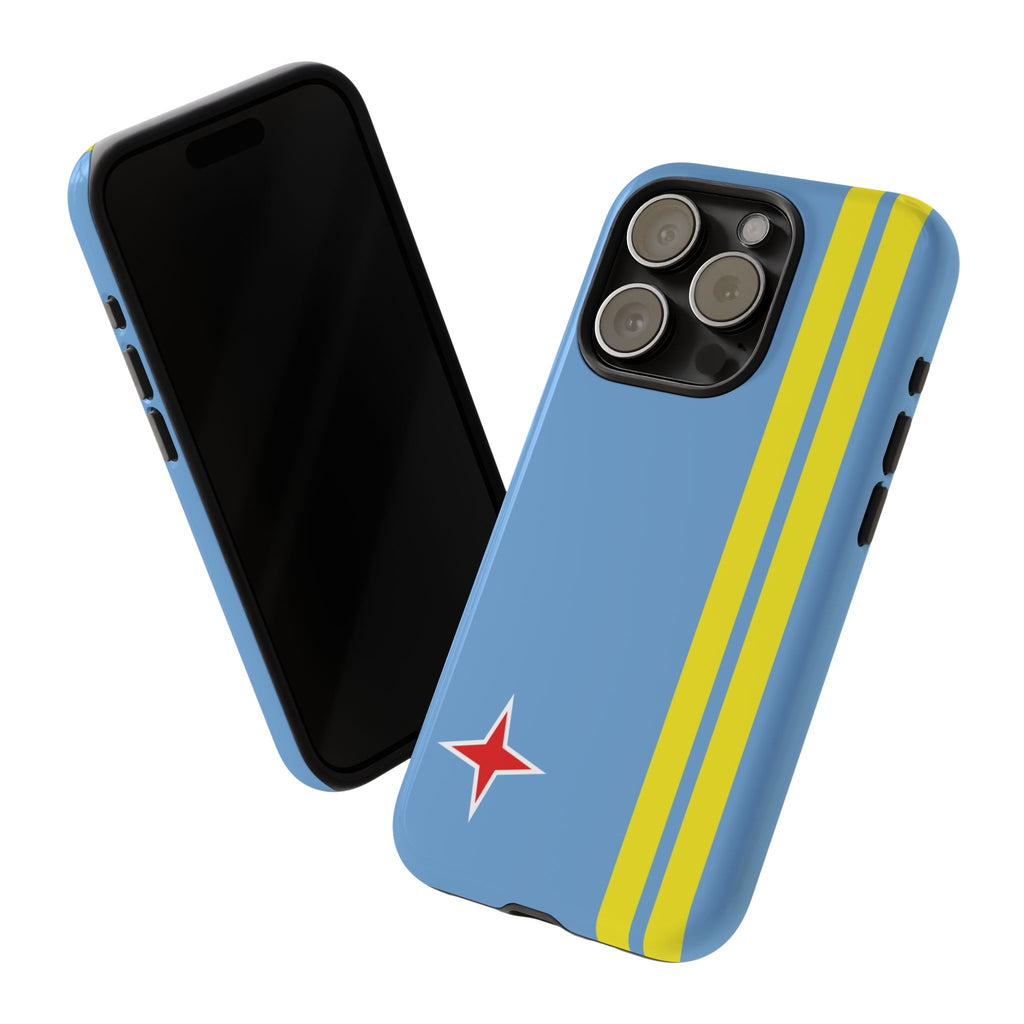 Aruba Flag Tough Phone Case - Irie Blues Boutique