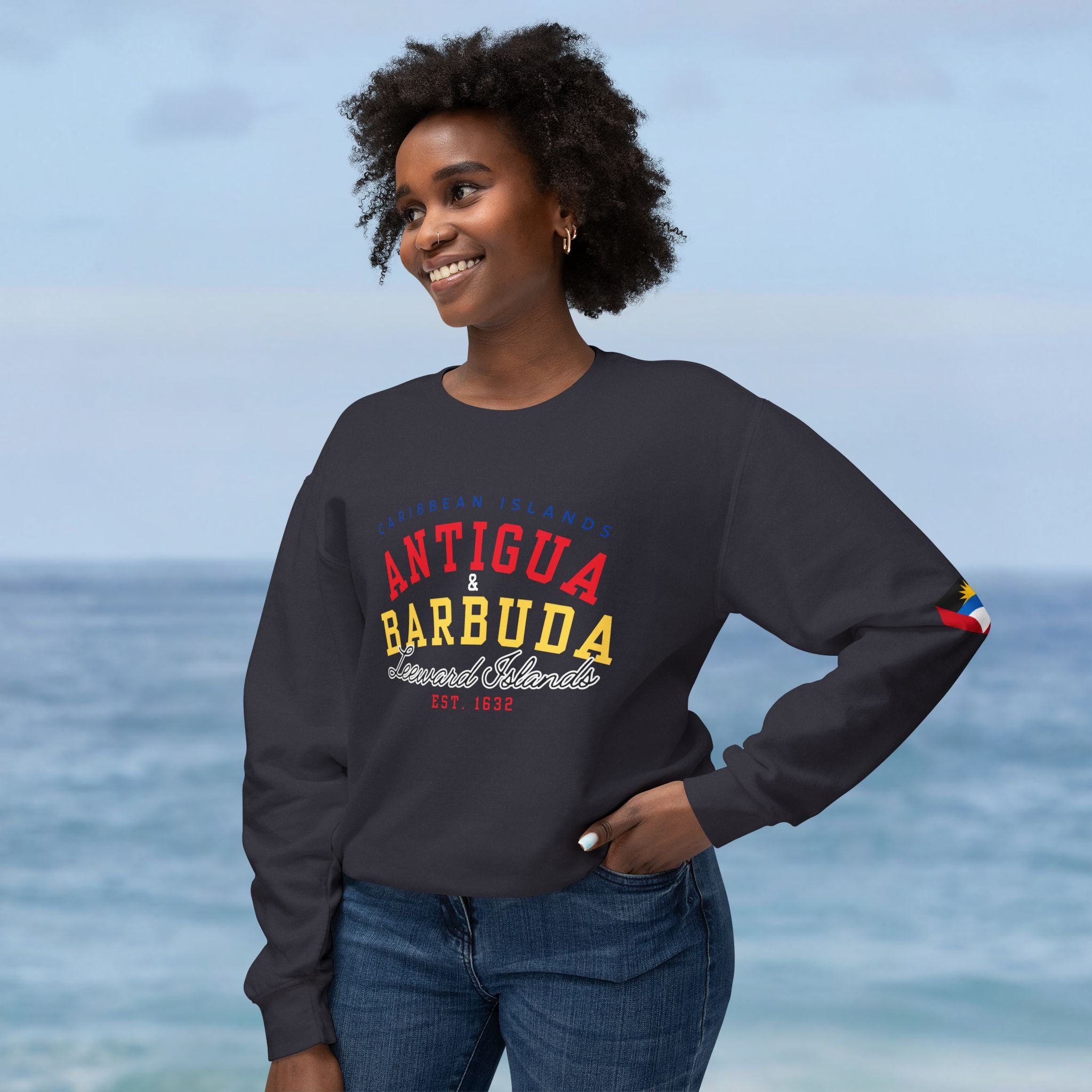 Antigua Barbuda Caribbean University Sweatshirt - Irie Blues Boutique