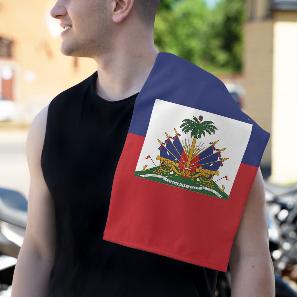 Haiti Flag Rally Towel