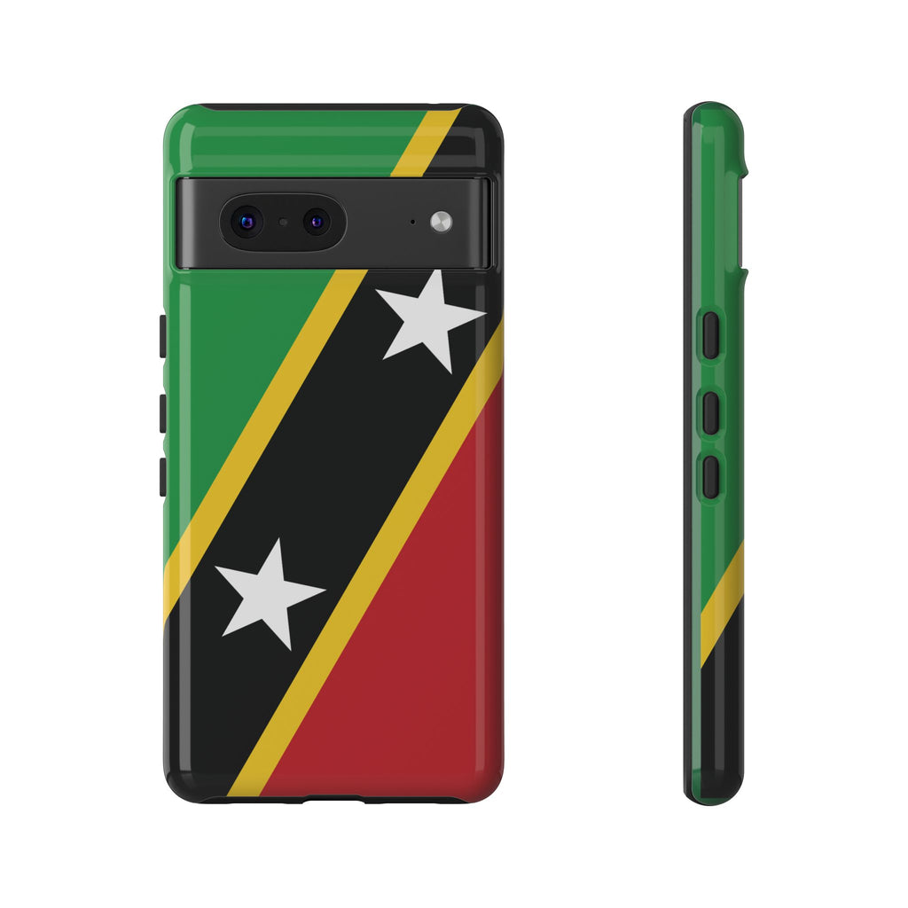 Saint Kitts and Nevis Flag Tough Phone Case - Irie Blues Boutique