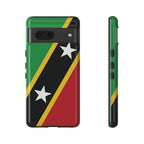 Saint Kitts and Nevis Flag Tough Phone Case - Irie Blues Boutique