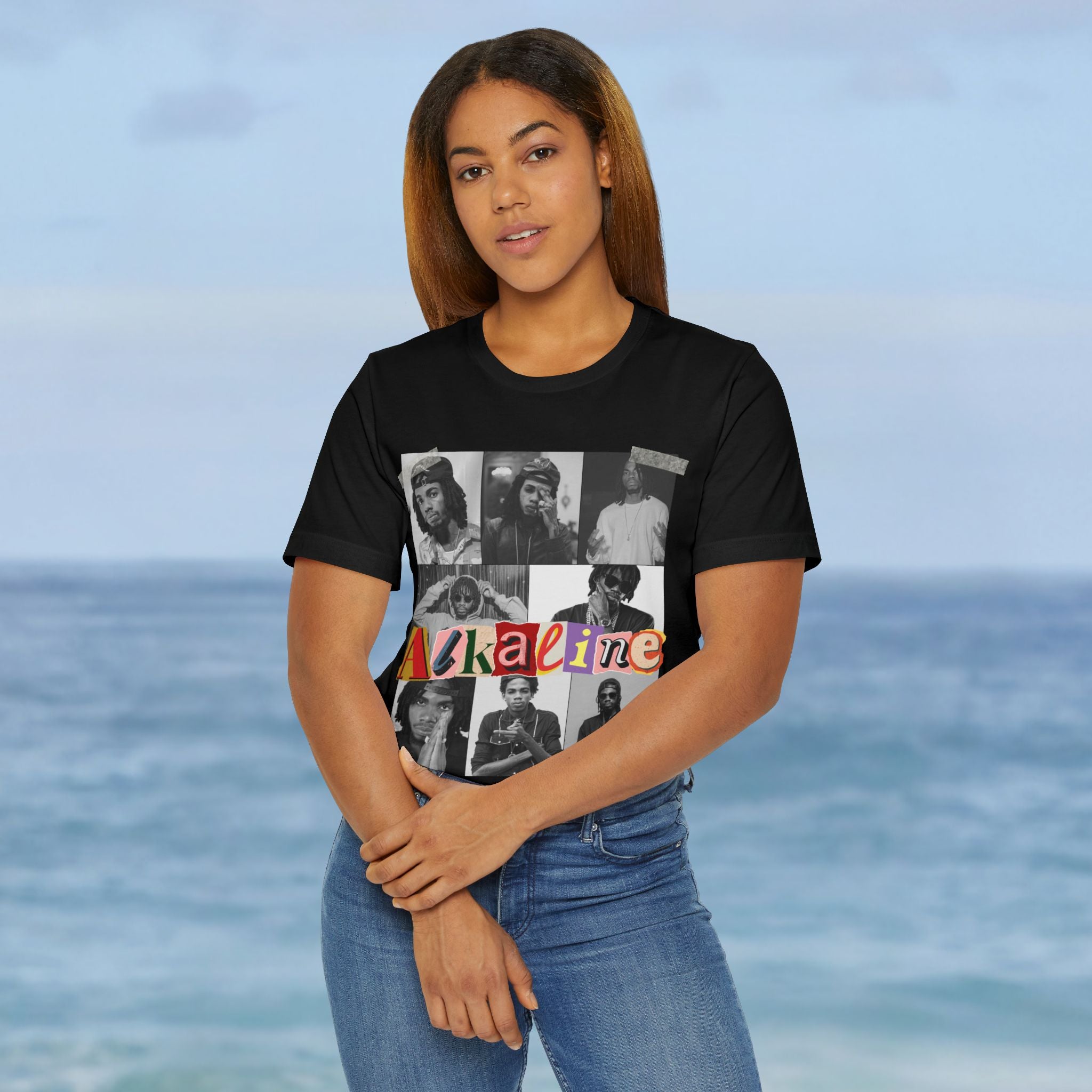 Alkaline If a No Me Then a Who Then Collage T-Shirt