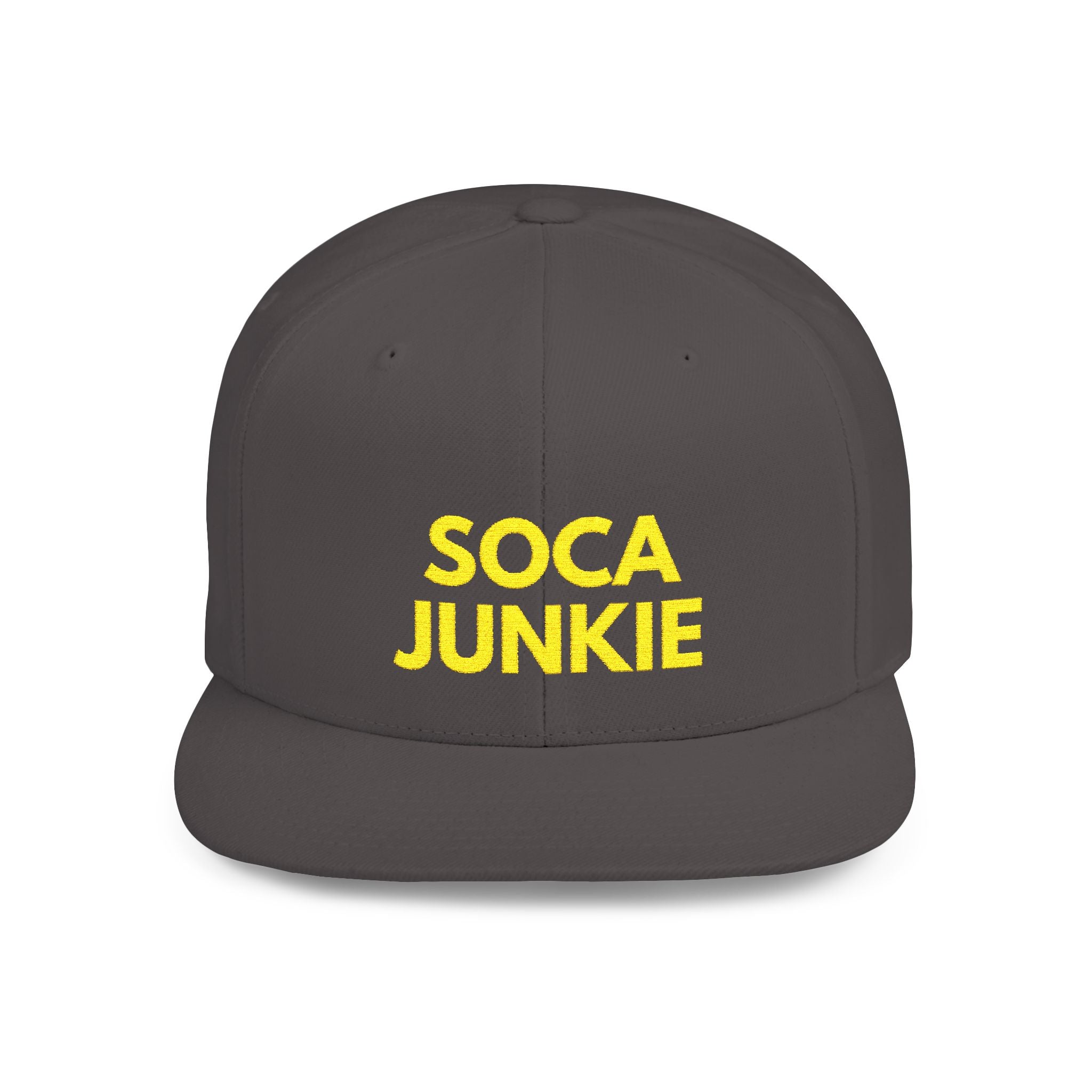 Soca Junkie Embroidery Snapback Hat - Irie Blues Boutique