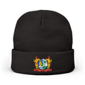 Suriname Coat of Arms Embroidered Knit Beanie - Irie Blues Boutique