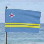 Aruba Flag Wall Art - Irie Blues Boutique