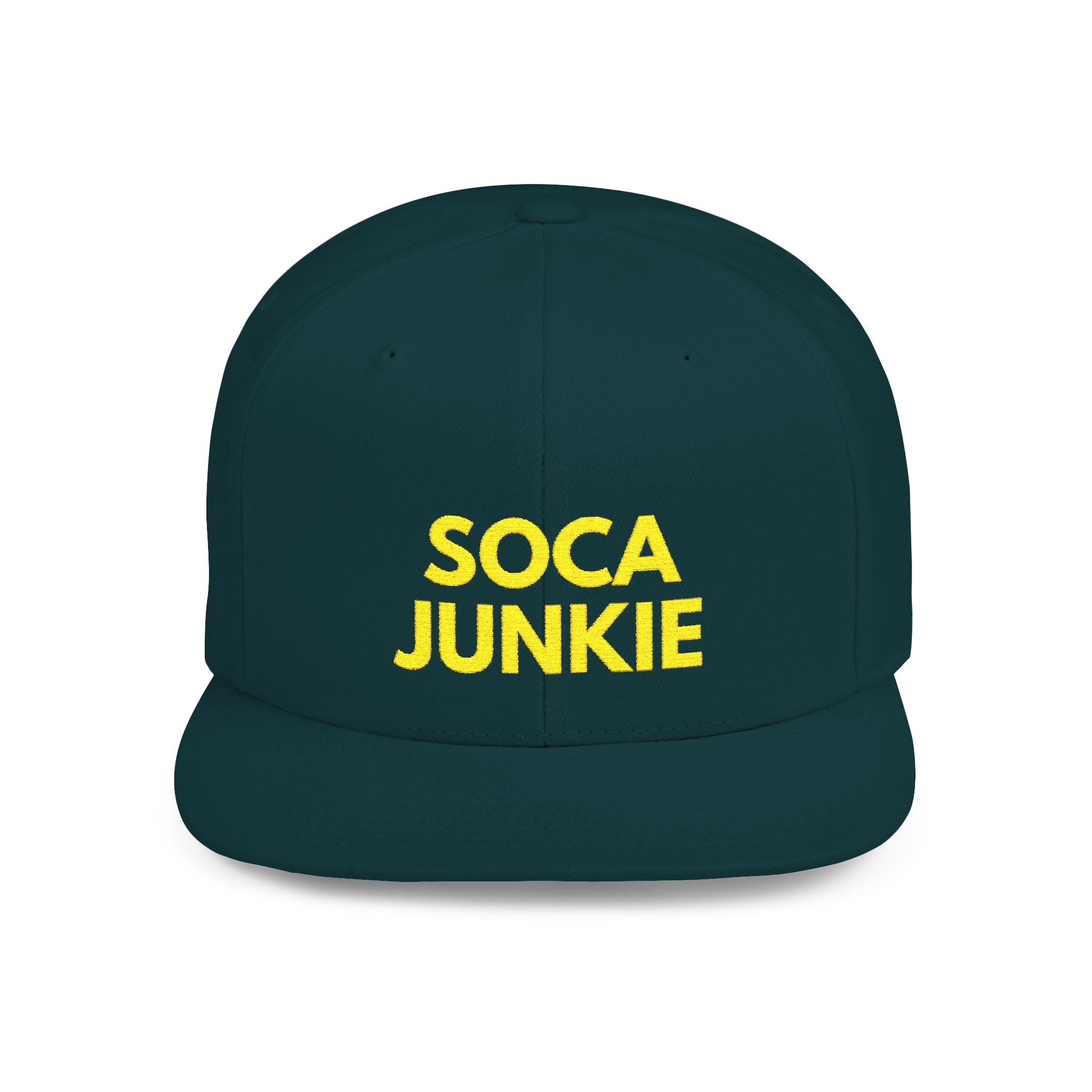 Soca Junkie Embroidery Snapback Hat - Irie Blues Boutique