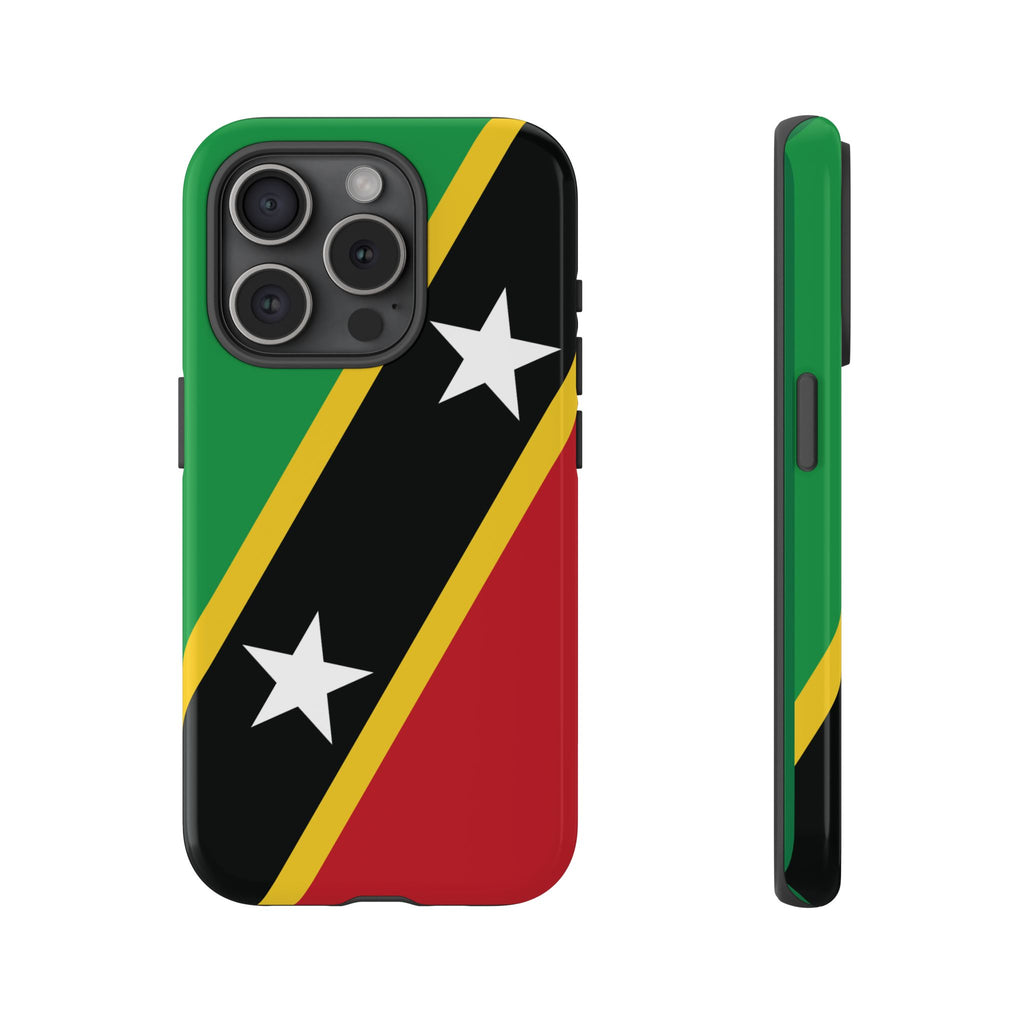 Saint Kitts and Nevis Flag Tough Phone Case - Irie Blues Boutique