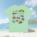 For The Culture Caribbean Flags Unisex T-Shirt - Irie Blues Boutique