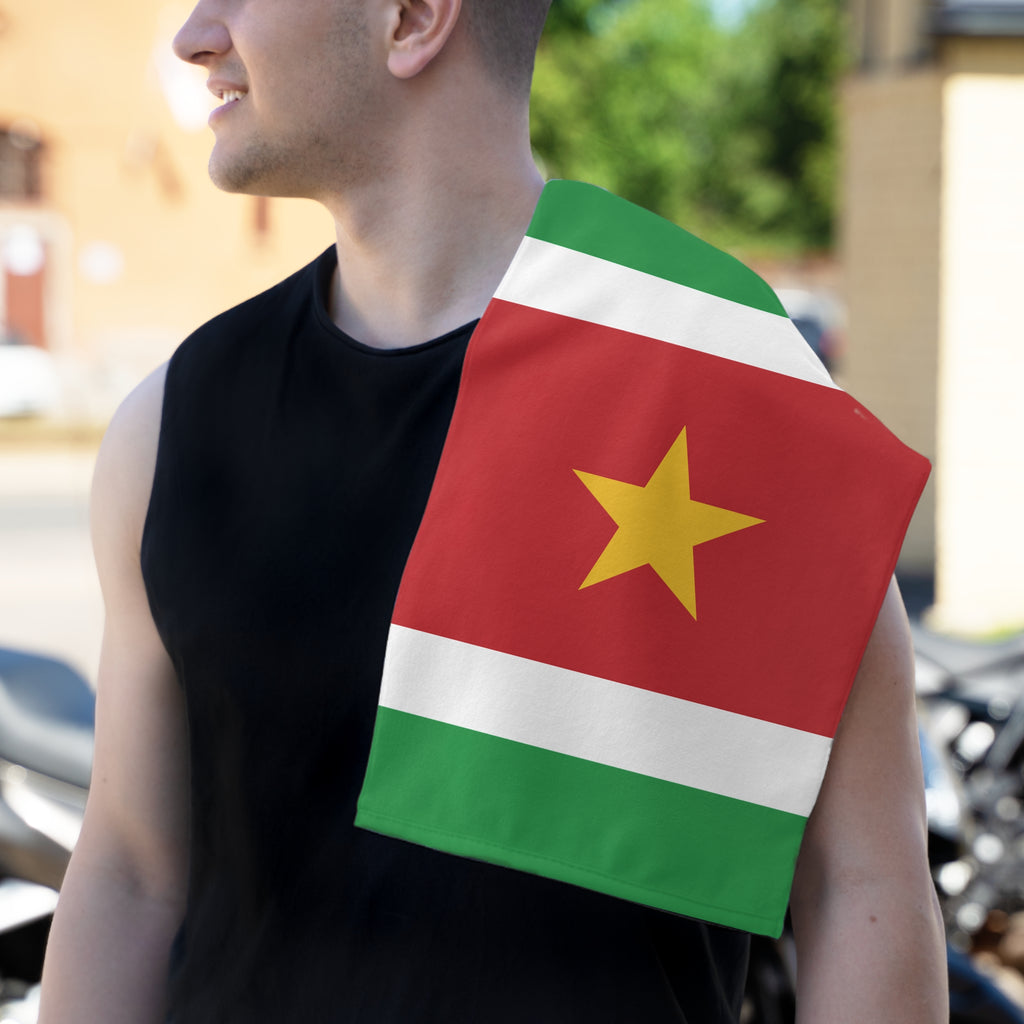 Suriname Flag Rally Towel - Irie Blues Boutique