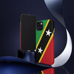 Saint Kitts and Nevis Flag Tough Phone Case -USVI Protective Phone Cover, Caribbean Flag Design, Flag Lover Gift, Island Phone Accessories, - Irie Blues Boutique