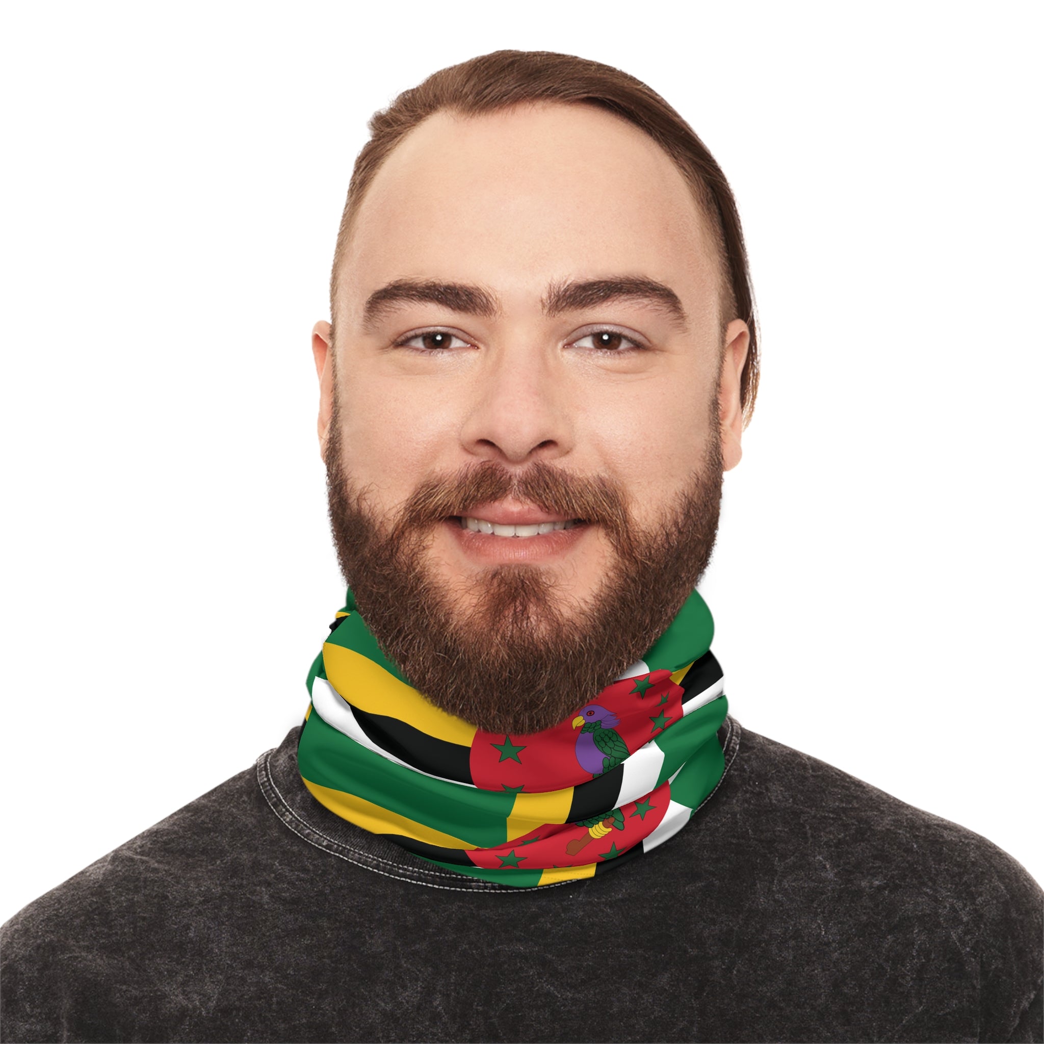 Dominica Neck Gaiter Carnival Mask - Irie Blues Boutique