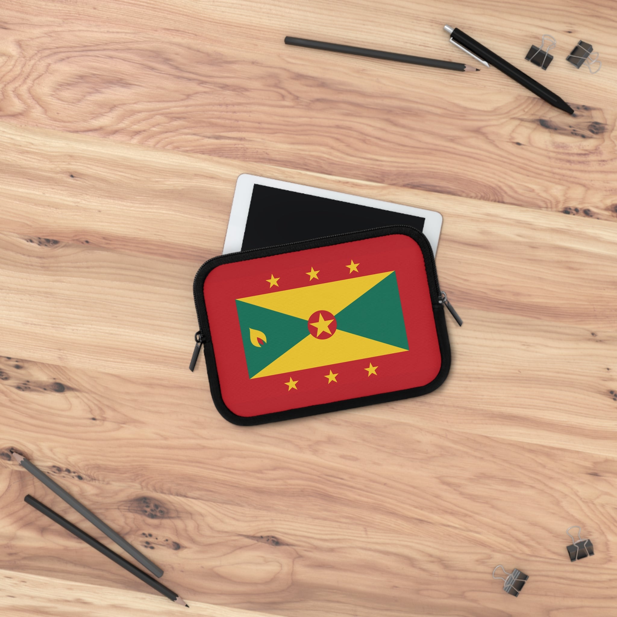 Grenada Flag Laptop Sleeve Case - Irie Blues Boutique
