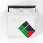 Martinique Flag Velveteen Plush Blanket - Irie Blues Boutique