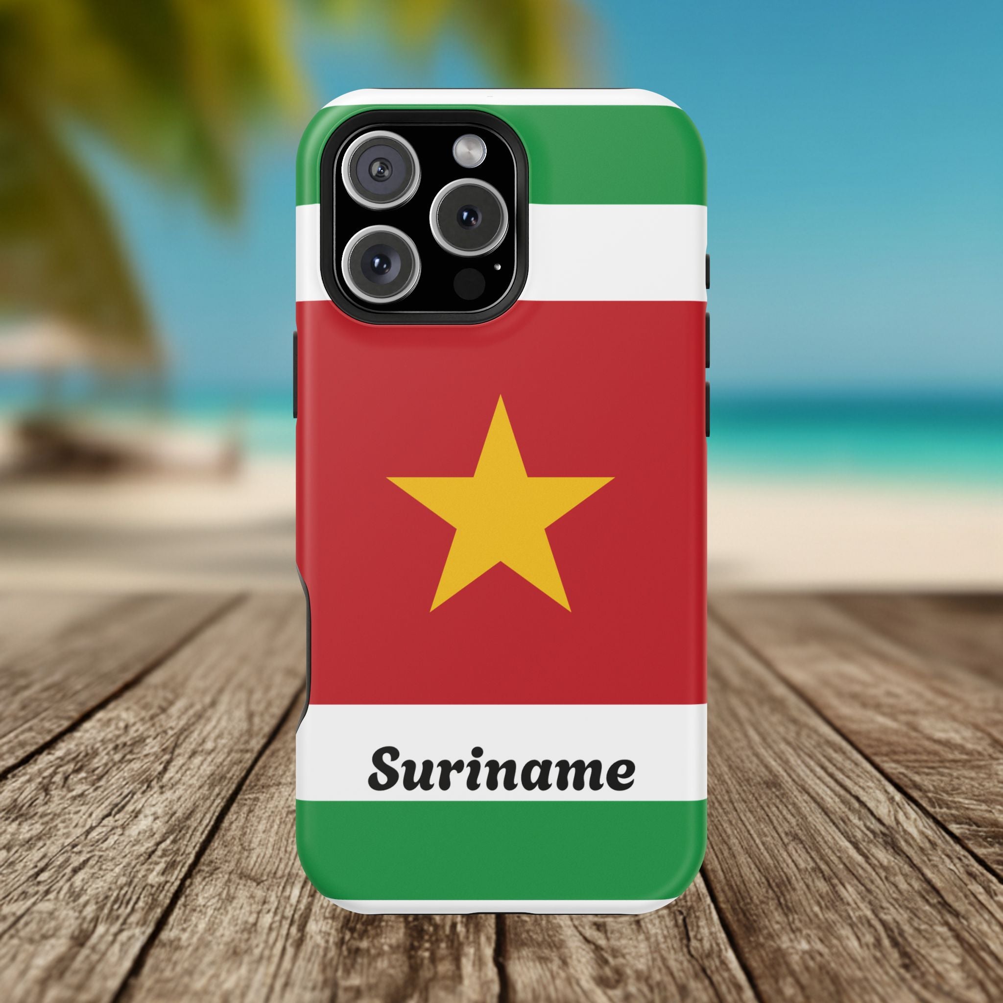 Suriname Flag Magnetic Case - Irie Blues Boutique