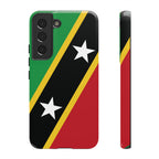 Saint Kitts and Nevis Flag Tough Phone Case - Irie Blues Boutique