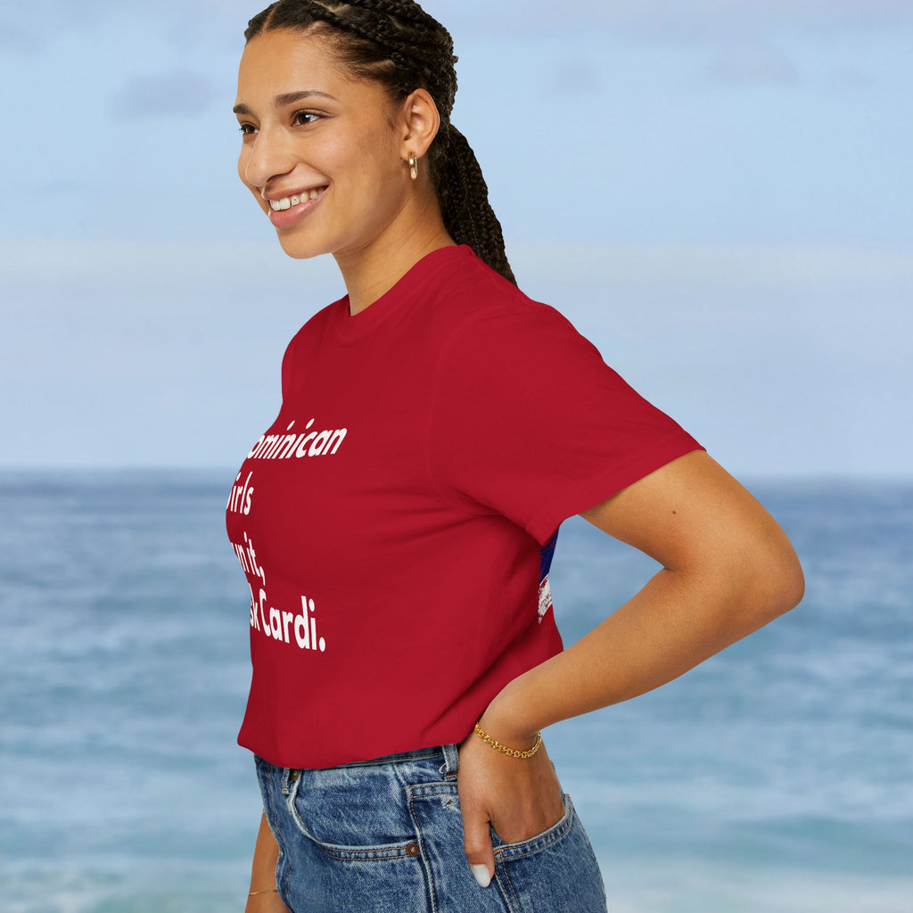 Dominican Girls Run It, Ask Cardi T-Shirt - Irie Blues Boutique